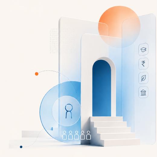 Illustration representing access and social impact